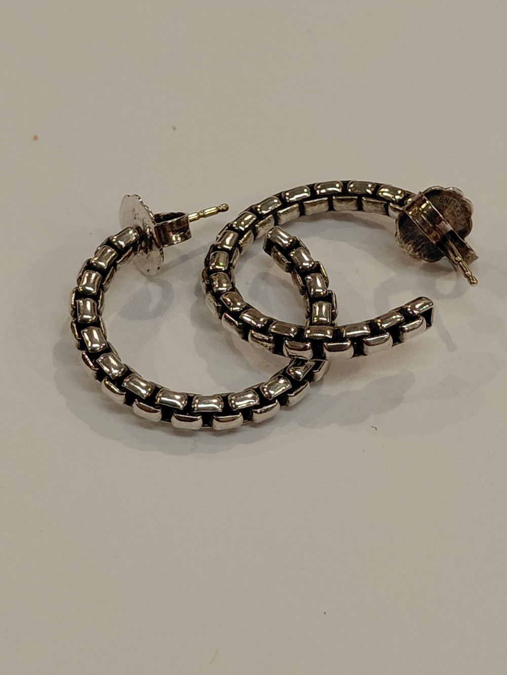 David Yurman Box Hoop Earrings